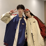 24新款撞色棒球服潮流情侣字母夹克上衣9106/P95，男装夹克，星座202