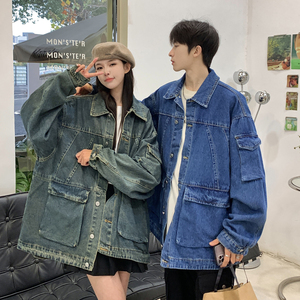 24款水洗牛仔工装情侣牛仔夹克 N11 /P98图片