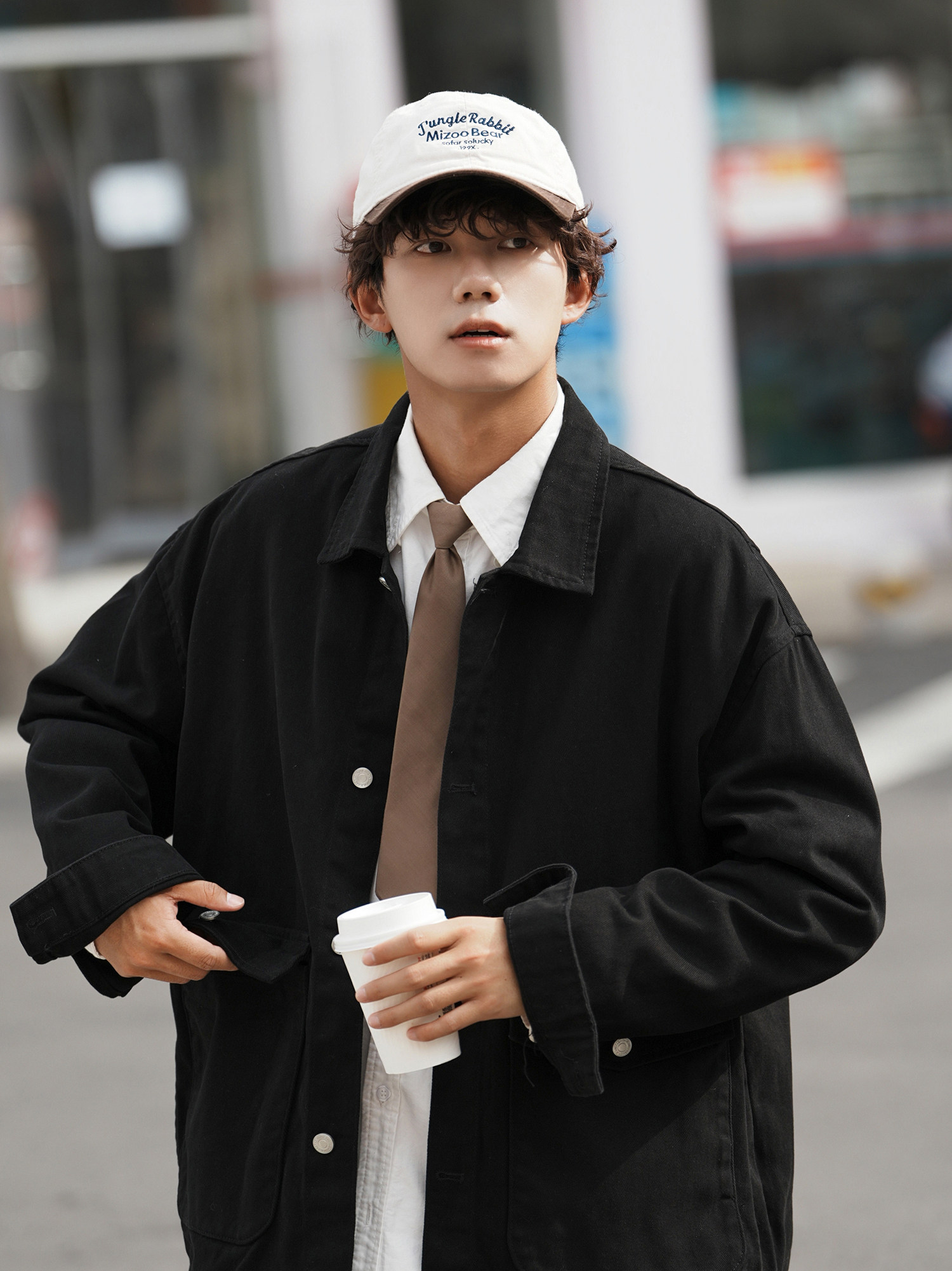 24款男士日系复古工装牛仔夹克休闲外套N9006/P98,男装夹克,星座202