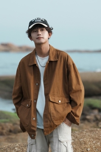 24款 男士日系复古工装牛仔夹克休闲外套N9006/P98图片