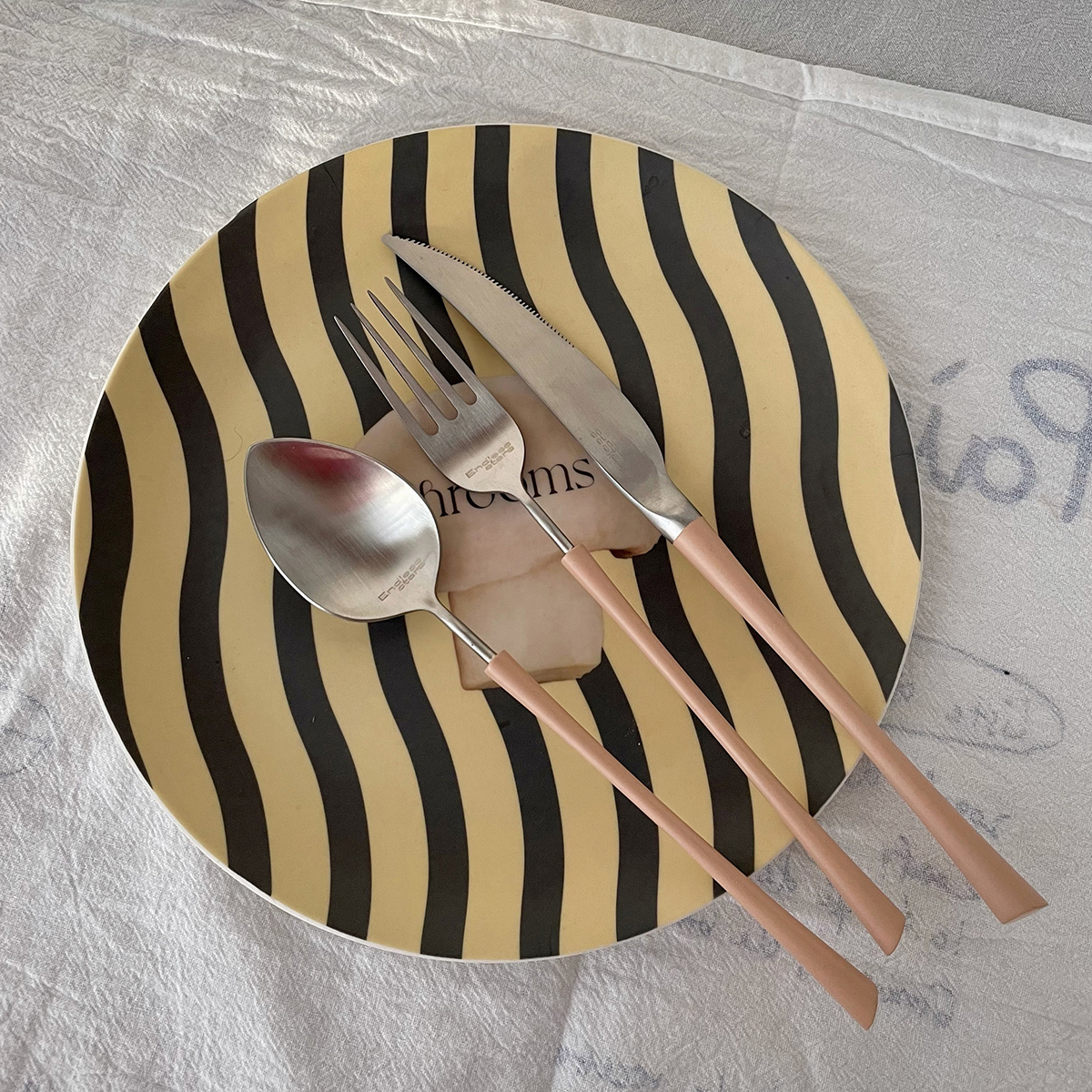 韩式网红不锈钢刀叉勺三件套