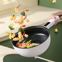 Электрическая перемешивание -фрушная плита -stir -fry многофункциональный дом используйте электрический кипящий горшок с горячим вдвоеванием.