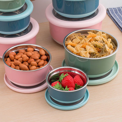 圆形带盖密封防漏隔热保鲜盒