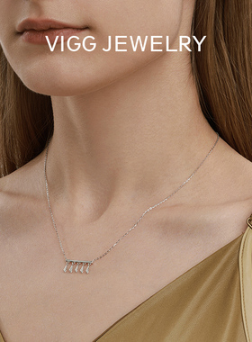 VIGG树枝项链女时尚小众设计2025新款s925纯银轻奢百搭高级感配饰