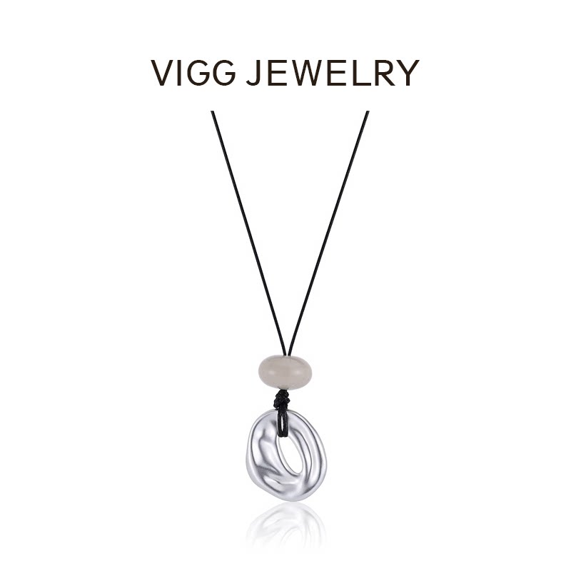 【VIGG】息引项链女小众百搭轻奢感饰品-zb