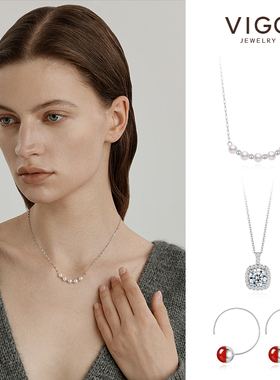 【VIGG】浪珠/方糖项链/摇鸿耳环