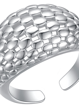 VIGG波影开口戒指女小众设计2025年新款高级感时尚气质个性指环