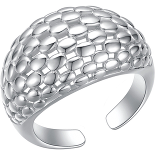 VIGG波影开口戒指女小众设计2026年新款高级感时尚气质个性指环