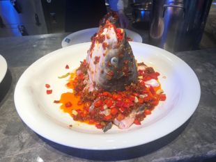 剁椒鱼头陶瓷盘子纯白酒店蒸鱼碟 餐厅川菜湘菜炒菜小龙虾专用盘