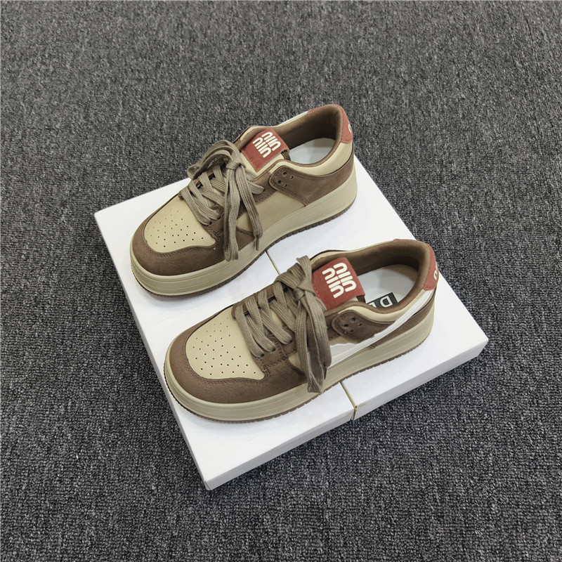 运动板鞋休闲厚底松糕德训鞋女款