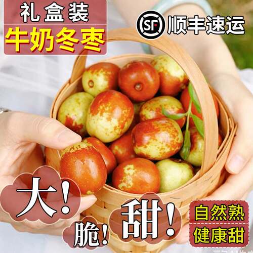 甜度30+的牛奶冬枣！脆甜无渣