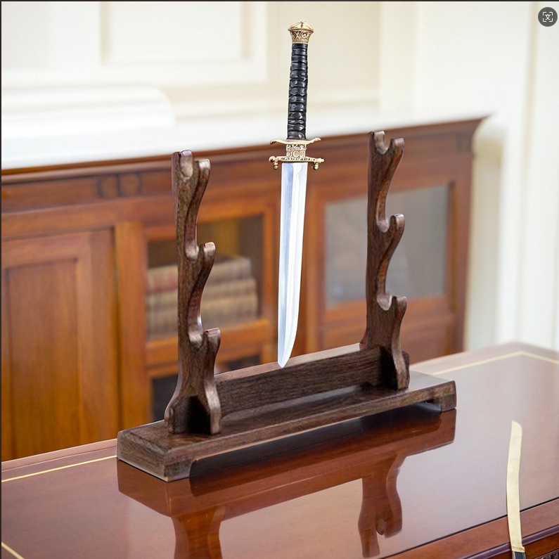 宝剑架大号镇宅鸡翅木兵器架实木刀架客厅摆件桌面剑托多层展览架,特色手工艺,剑架/剑托,淘宝优惠券,粉丝福利购,淘宝优惠卷