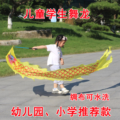 儿童健身甩龙飘带舞凤广场