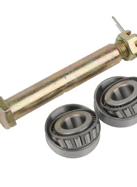 电动四轮车前桥配件冲压羊角轴销30203圆锥轴承直销子新能源代步