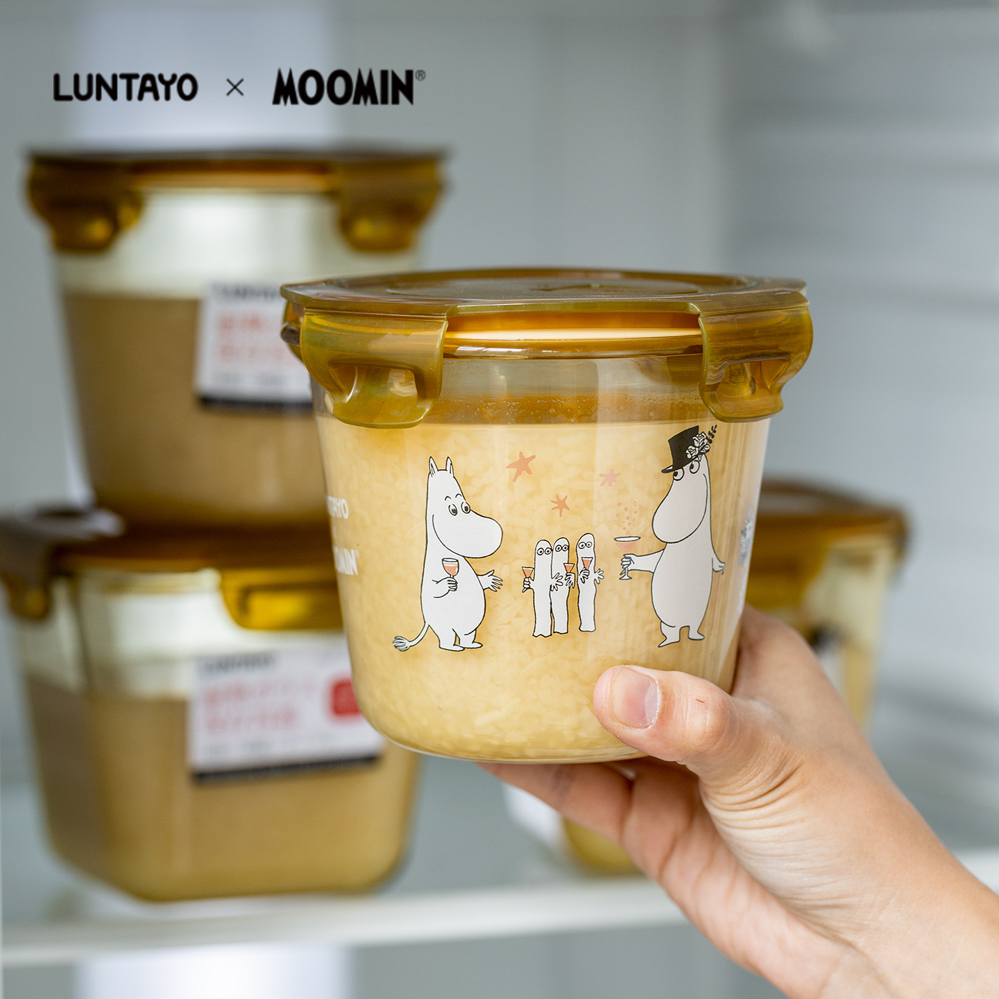 LUNTAYO姆明联名限定米酒坛子