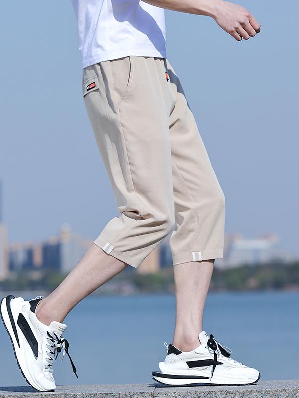 品牌高档男士短裤夏季薄款七分裤宽松直筒运动中裤子休闲百搭潮牌