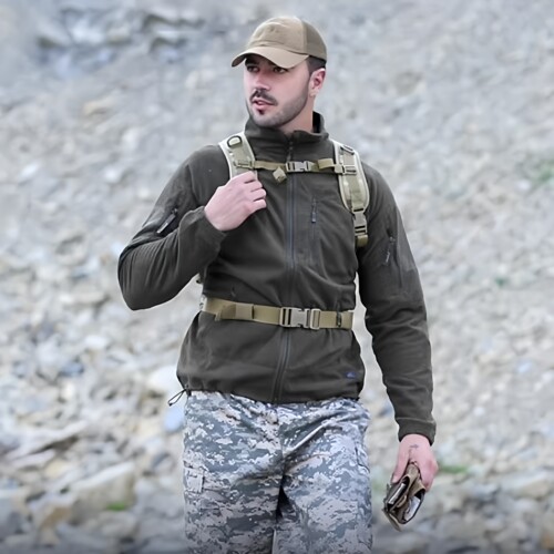 Helikon赫利肯阿尔法L3户外方格绒夹克立领春秋外套战术抓绒衣男