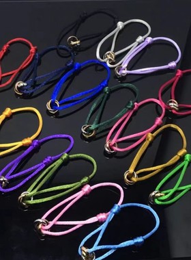 trinity三色三环情侣手绳去有风的地方李现同款手链潮情人节礼物