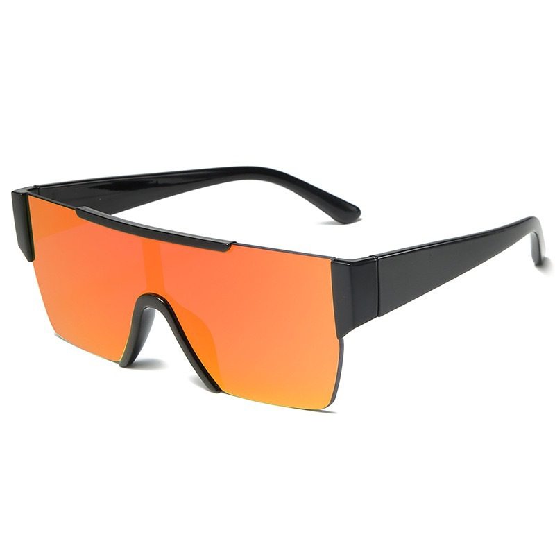 新款跨境连体片大框太阳镜