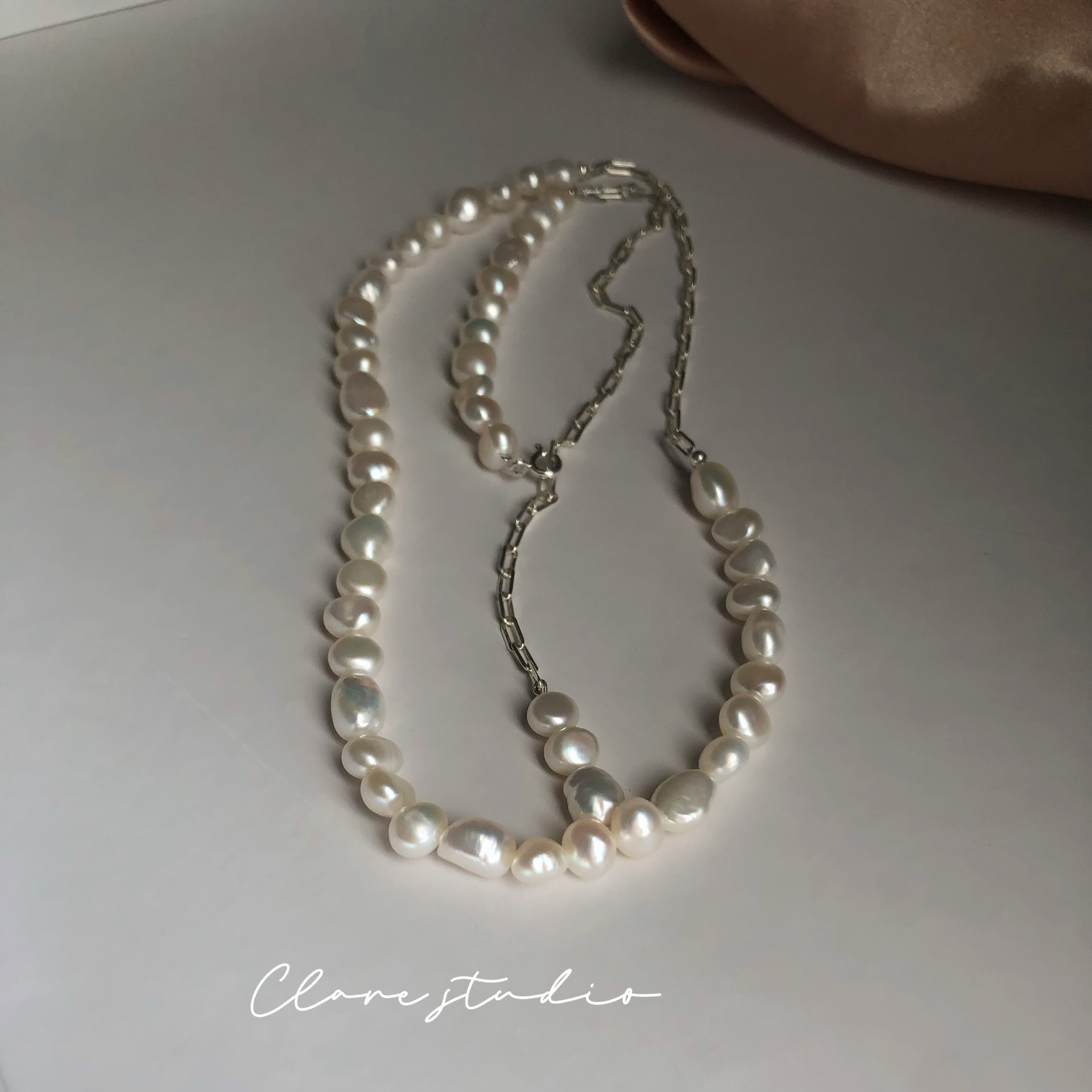 多种戴法毛衣链项链天然珍珠