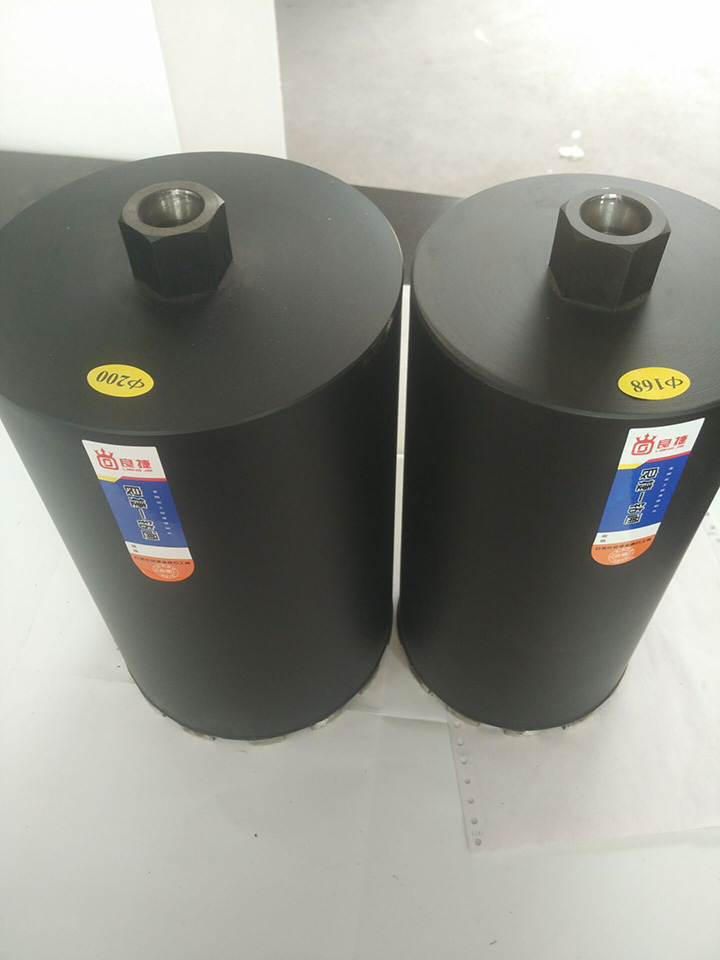 包邮良捷金刚石水钻头钢筋混凝土开孔器空调钻孔直径200x350mm