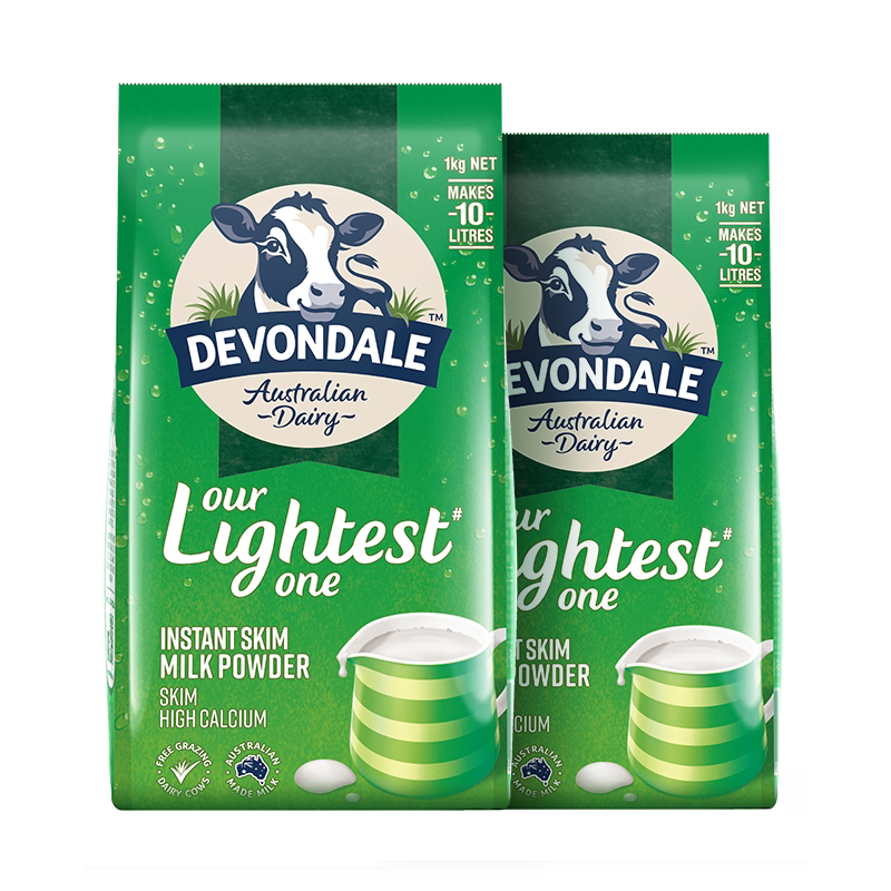 1kg澳洲脱脂奶粉DEVONDALE儿童