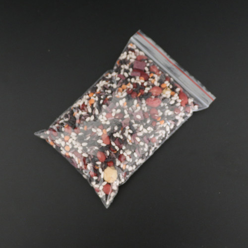 现货透明自封袋8*12*8丝加厚500只pe食品密封防水封口塑料袋子