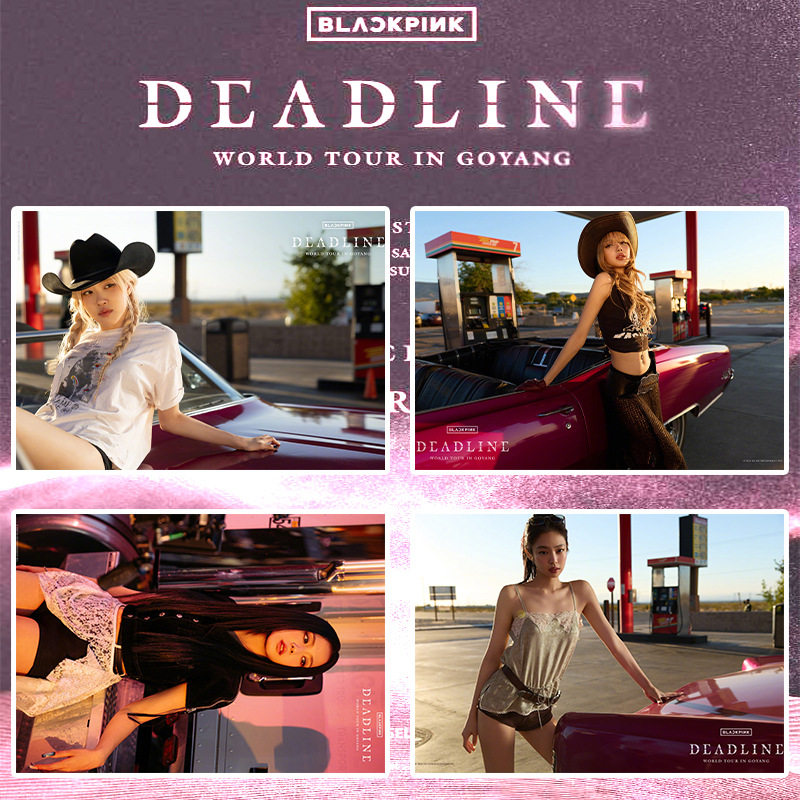 BP粉墨《DEADLINE》世巡不干胶海报贴画 Lisa jen