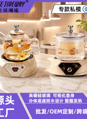 高硼硅玻璃盅花茶壶煎药