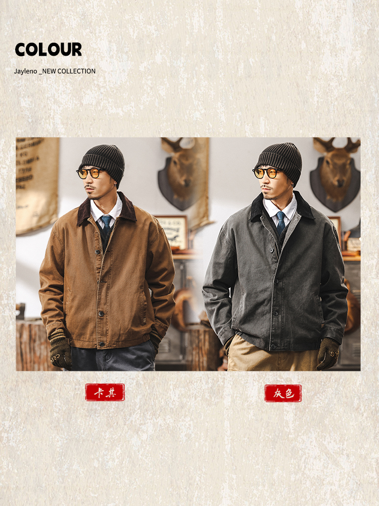 American Retro Classic Suit Workwear Jacket Mens Spring 2025