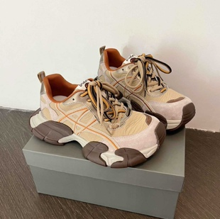 女百搭运动鞋 欧洲站2026春季 八爪鱼厚底舒适轻便老爹鞋 时尚 潮 新款