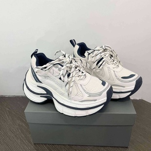 新款 炸街鞋 时尚 女百搭休闲运动鞋 潮 厚底增高老爹鞋 欧洲站2026春季