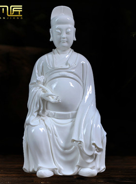 神像供奉文曲星工艺品德化陶瓷