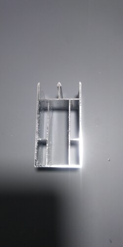 加厚山槽铝型材瓷砖橱柜配件30X50中方打灶立柱u型包边条灶台立柱