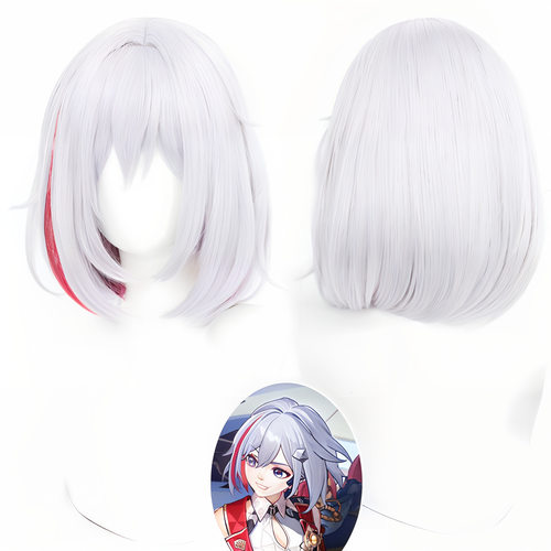 崩坏 星穹铁道 托帕cos假发仿真头皮顶挑染色cosplay假发