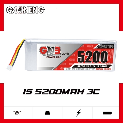 GNB高能5200mAh 1S 3.7V 3C用于TBS Tango 2遥控接收器锂电池RC