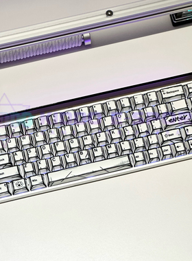 Made68键帽原厂高度wooting键帽nano68键帽 rakka60 xvx水晶果冻