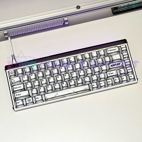 Made68键帽原厂高度wooting键帽nano68键帽 rakka60 xvx水晶果冻