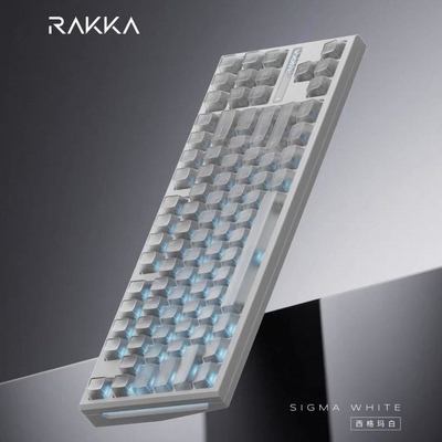 官方授权RAKKA80 莫比乌斯轴电竞磁轴键盘客制化 Fps游戏键盘cs瓦