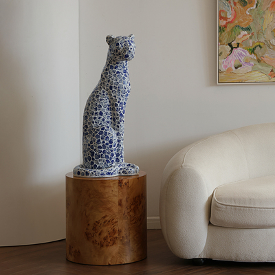 形上《豹富》法式中国风摆件