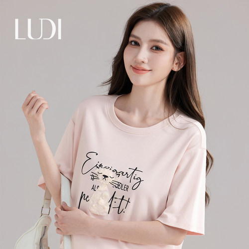 露迪尚品夏季卡通棉质短袖T恤