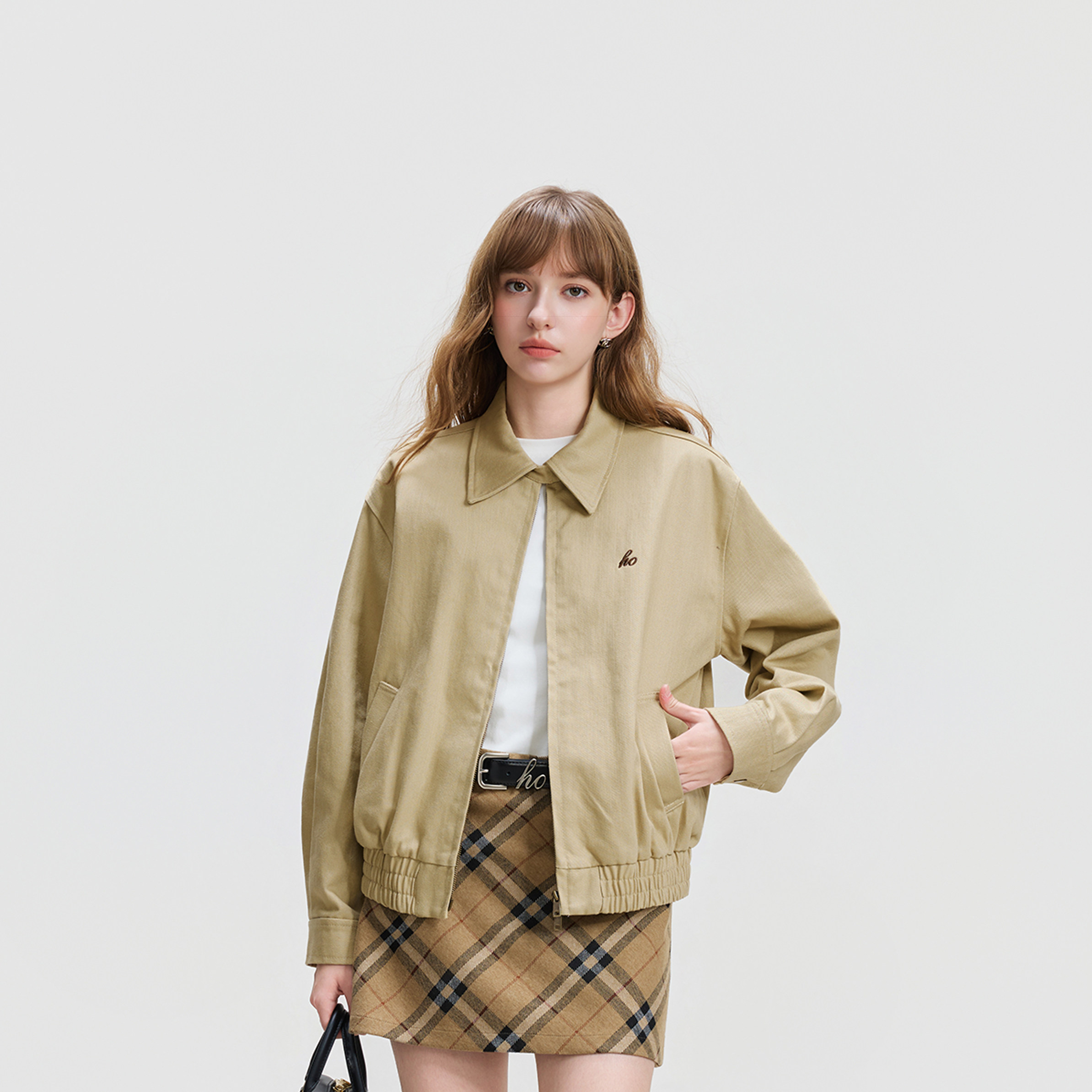 简约高级感工装夹克外套女春秋图片