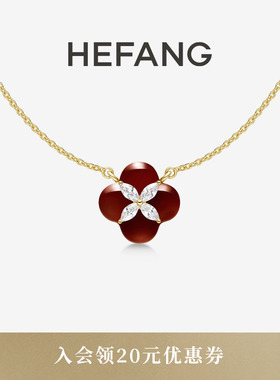 [新品]HEFANG何方柿柿如意项链轻奢时尚原创设计女生日礼物