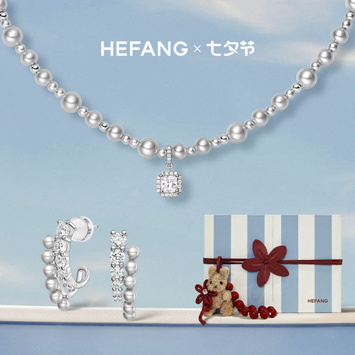 HEFANG气泡方糖项链原创设计
