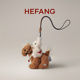 新品 HEFANG何方珠宝闪闪兔挂件摆件轻奢高级配饰女情人节礼物