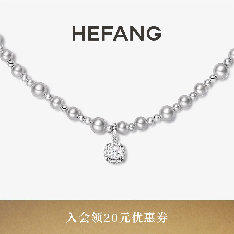 HEFANG气泡方糖项链原创设计