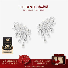HEFANG何方璀璨星云耳环轻奢耳夹耳钉耳饰女高级感新年礼物
