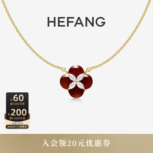 [新品]HEFANG何方柿柿如意项链轻奢时尚原创设计女生日礼物