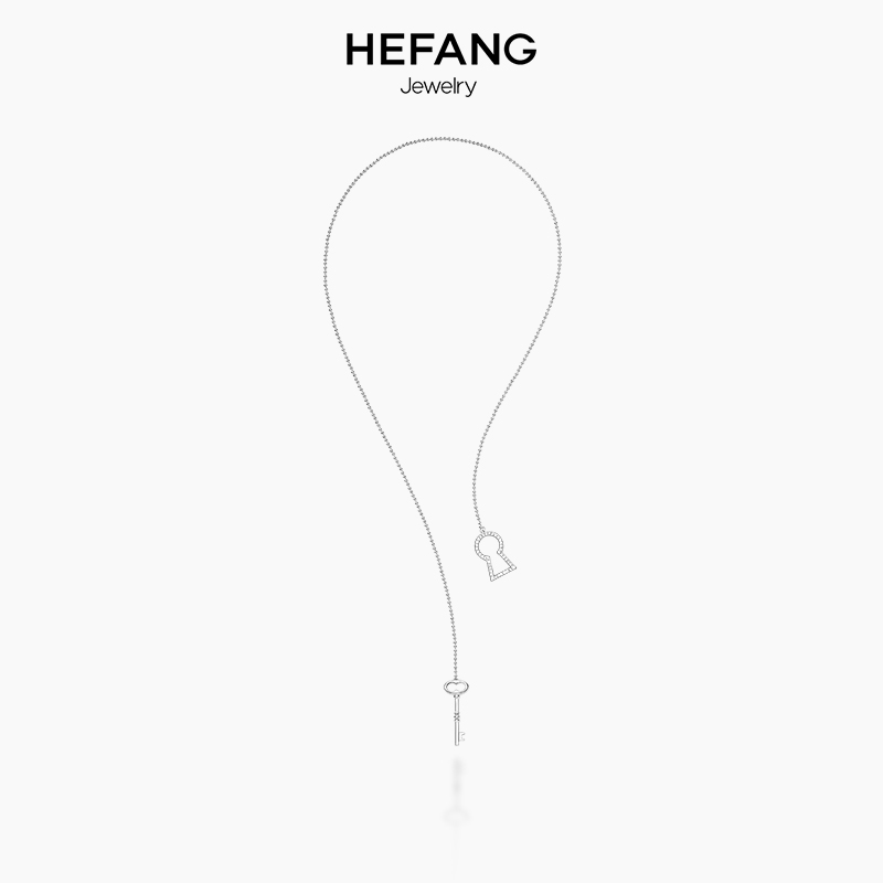 HEFANG Jewelry/ºÎ·½Ö鱦ʱ¿ÕÔ¿³×³¤ÏîÁ´ ´¿ÒøÅ®¼òÔ¼³¤¿îëÒÂÁ´