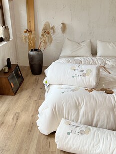 高端被芯A类母婴双层纱51%大豆蛋白纤维被蓬松柔软亲肤细腻防寒